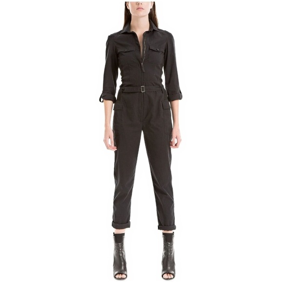 belted cargo jumpsuit